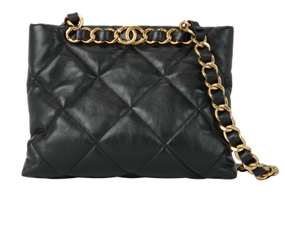 Small Quilted Shopping Bag, front view